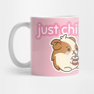 Just Chillin Cute Hamster Mug